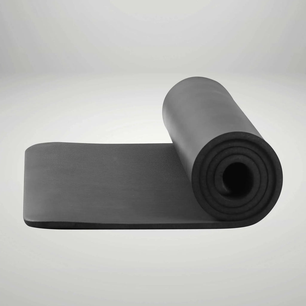 Yoga Mat Premium Non Slip Thick – Extra Comfortable Exercise Mat for Home Workouts, Pilates, Stretching & Gym – Cushioned NBR Foam, Gym Mat with Strap, for Women & Men